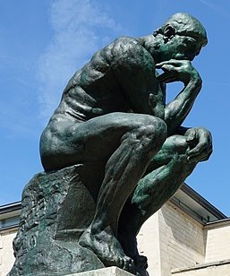 The Thinker by Auguste Rodin the Musée Rodin in Paris uploaded to https://commons.wikimedia.org/w/index.php?curid=94532194 by CrisNYCa - Own work, CC BY-SA 4.0